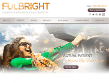 Tablet Screenshot of fulbrightdental.com